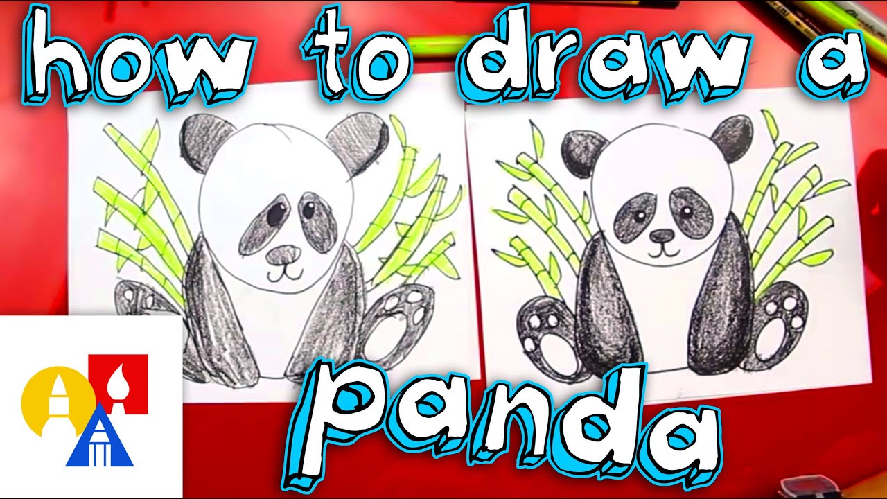 How To Draw Real Panda