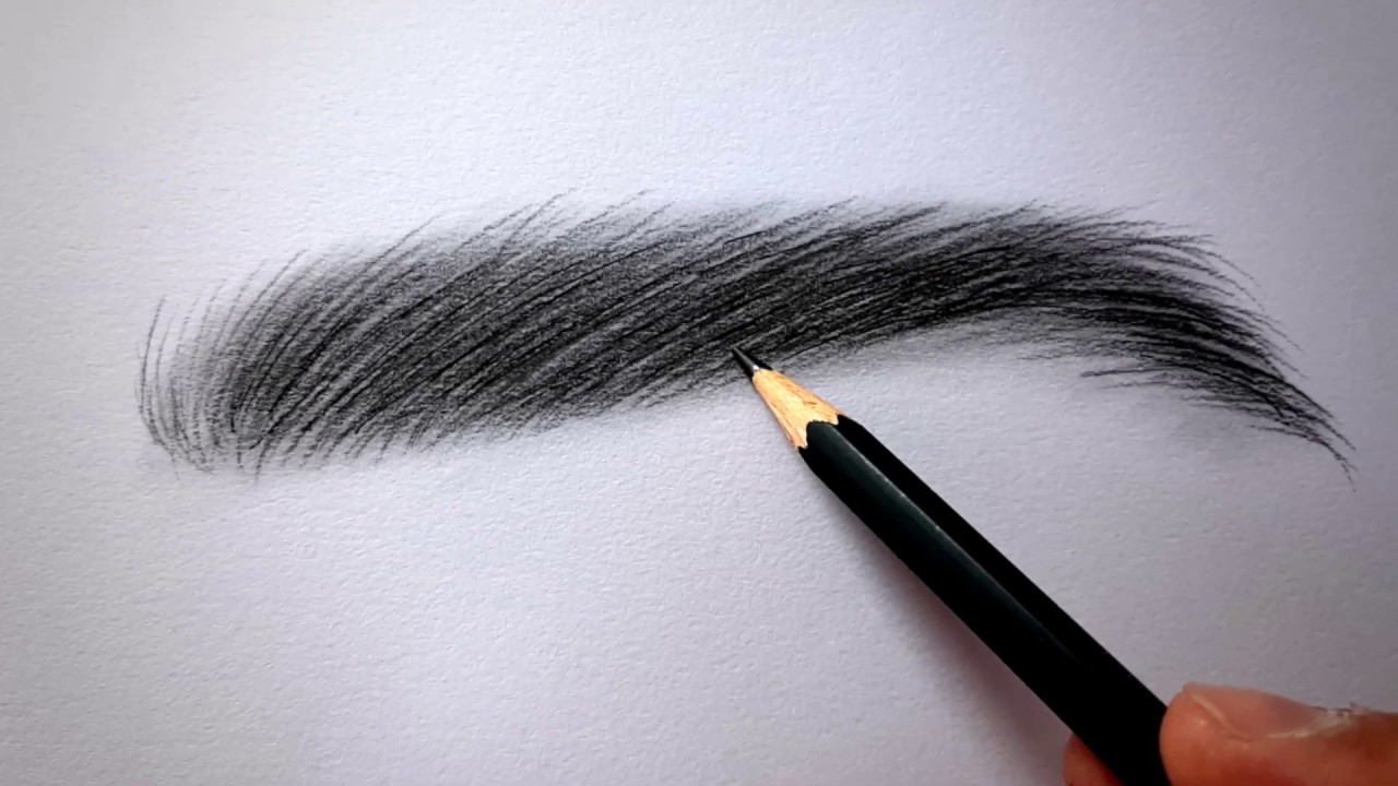 How To Draw Realistic Eyebrows With Pencil