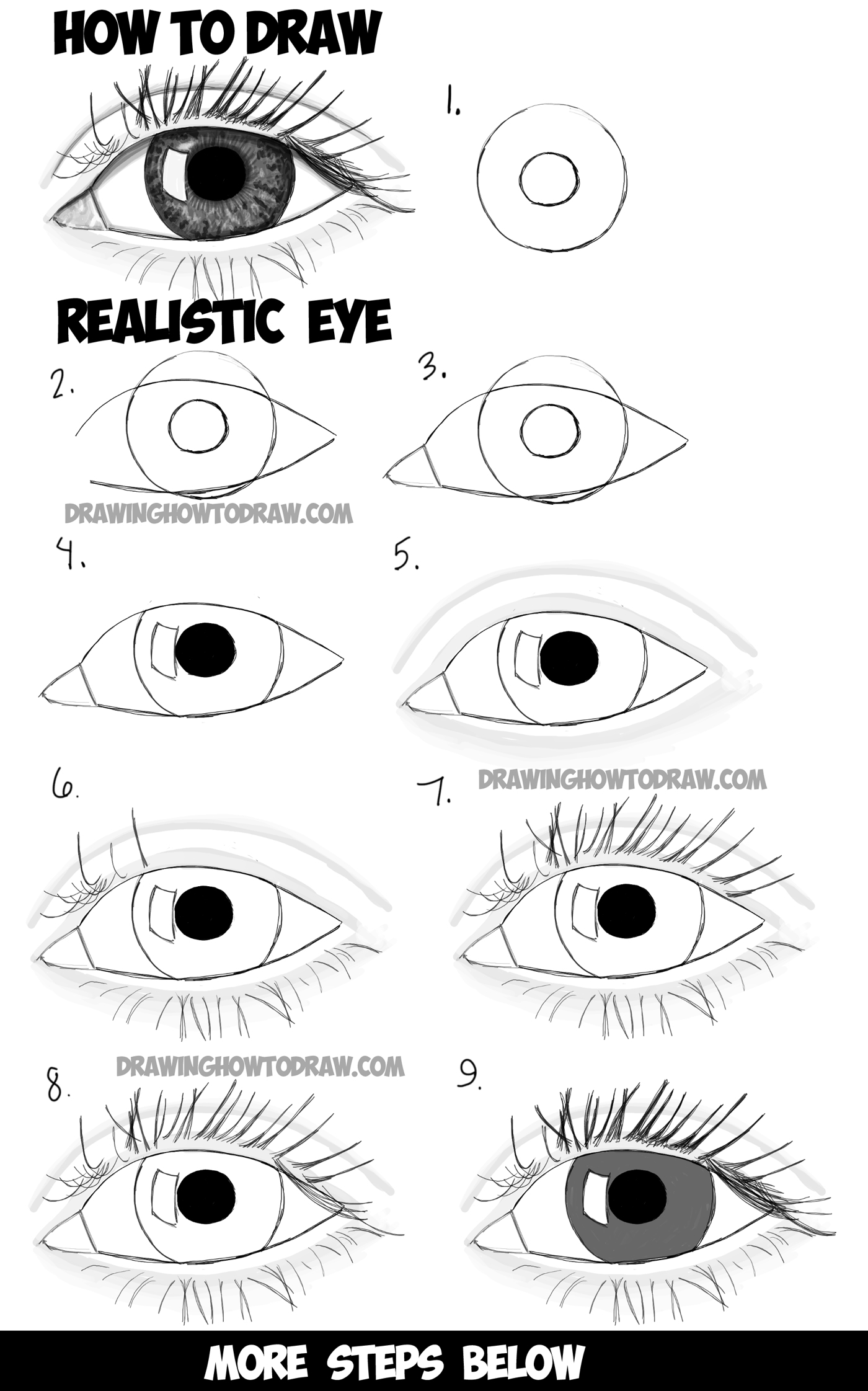 How To Draw Realistic Eyes Digital Art