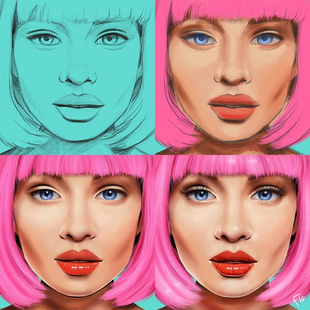How To Draw Realistic Face On Procreate