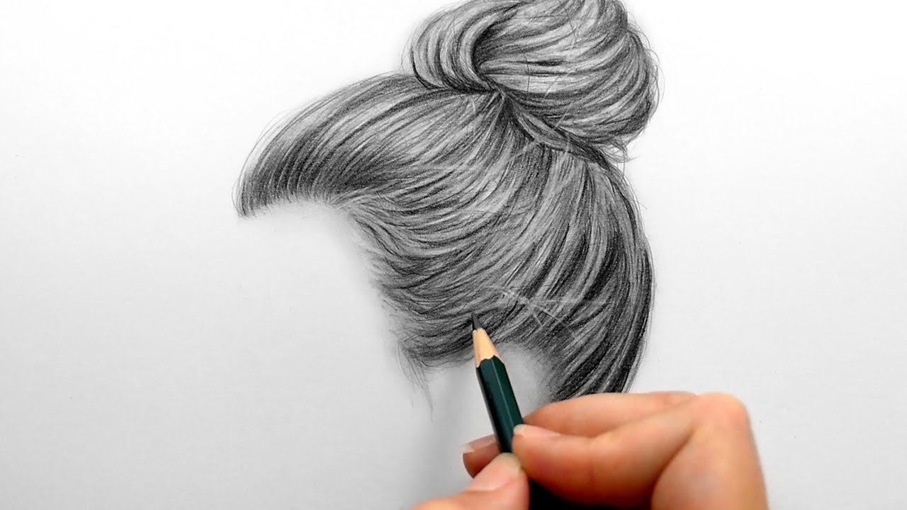 How To Draw Realistic Hair With Pencil