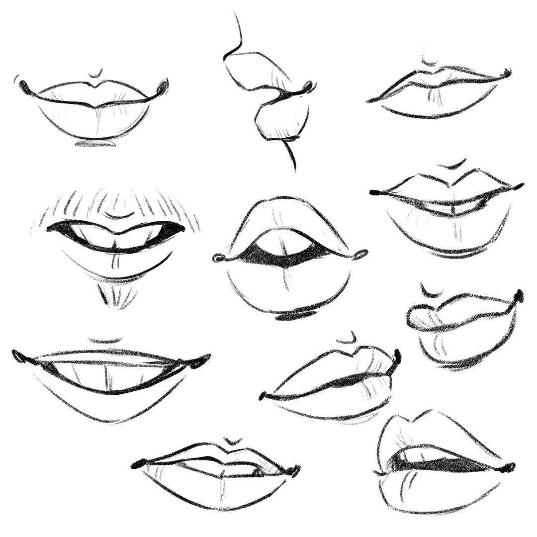 How To Draw Realistic Human Mouth