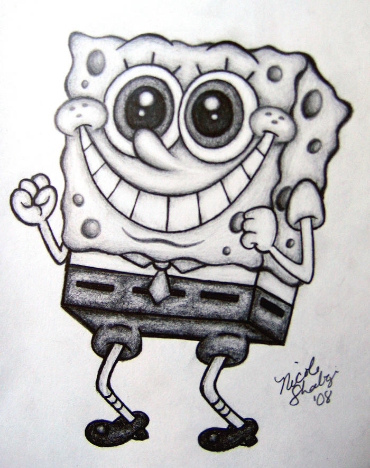 How To Draw The Spongebob Characters