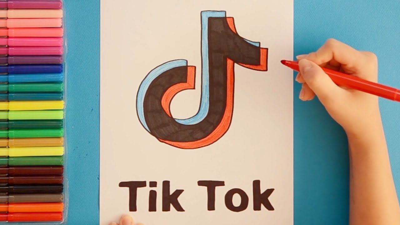 How To Draw The Tiktok Logo
