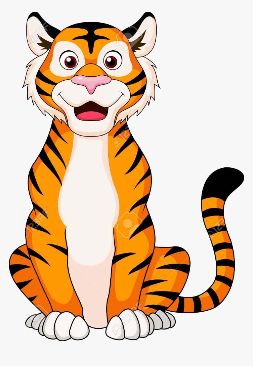 How To Draw Tiger Clipart