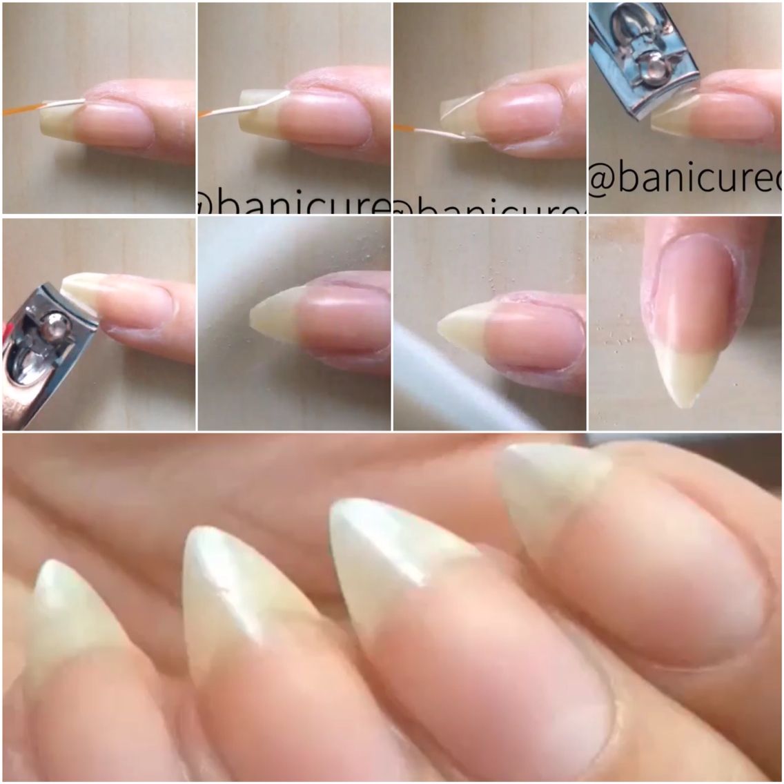 How To File Almond Shape Nails