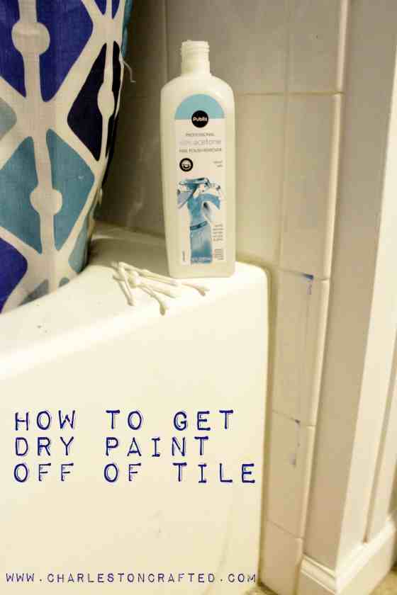 How To Get Paint Off Tile