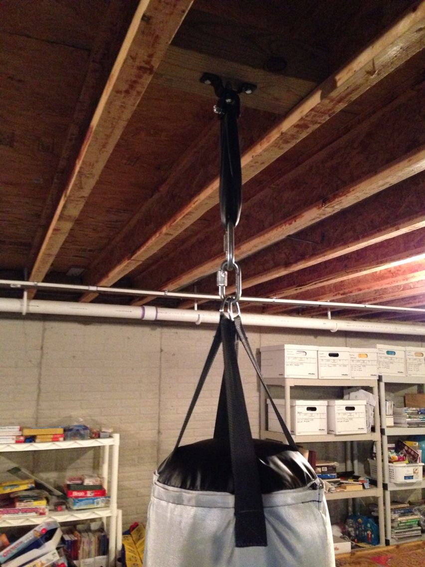 How To Hang A Heavy Bag From Ceiling Joist