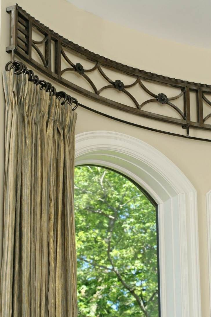 How To Hang Curtains On Arched Window