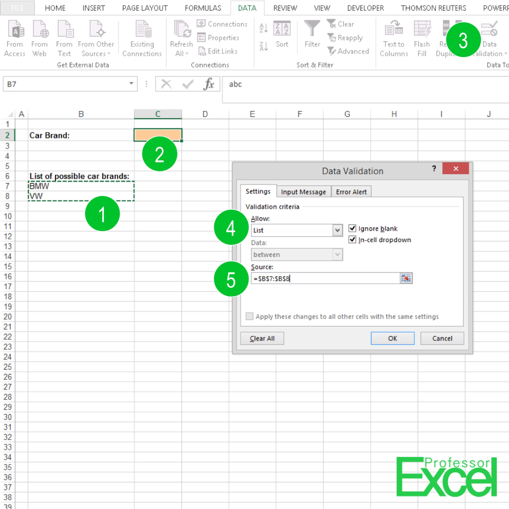 How To Insert Pick From Drop Down List In Excel