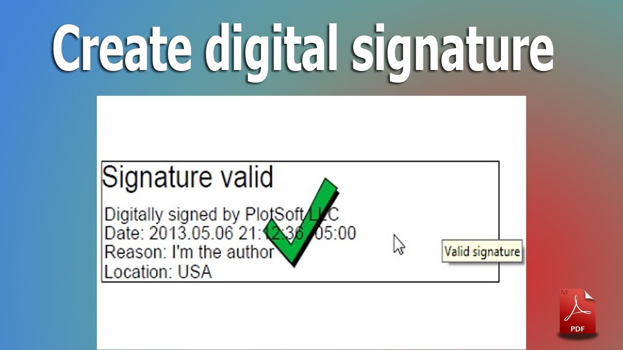 How To Insert Signature In Pdf Video