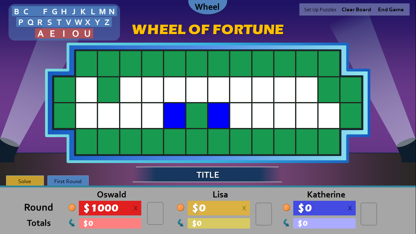 How To Make A Wheel Of Fortune Board