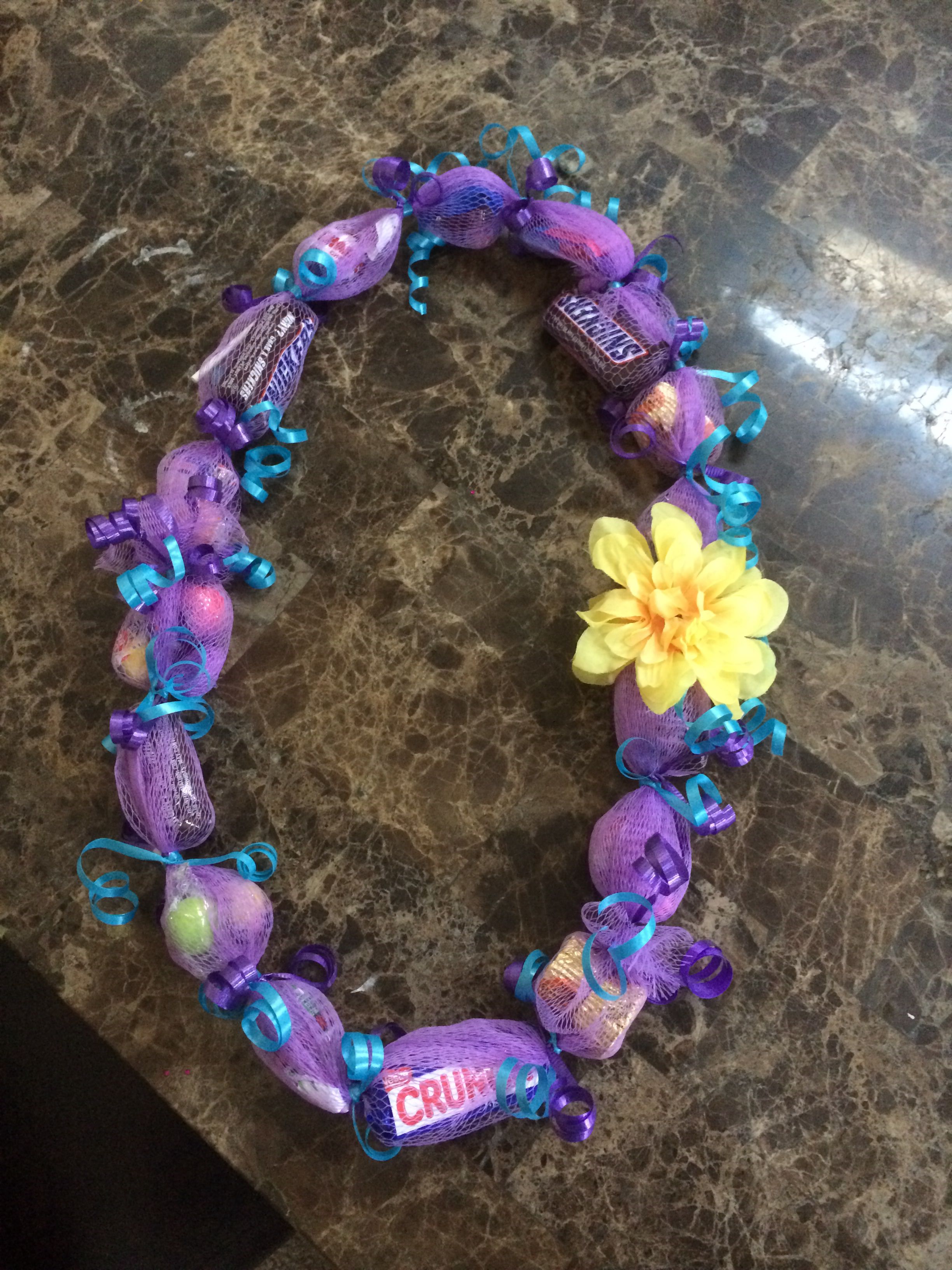 How To Make Candy Leis For Graduation