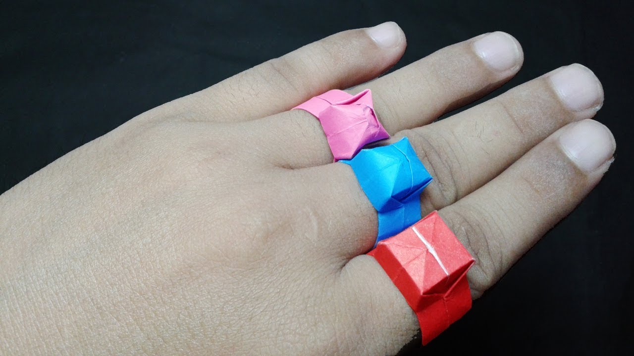 How To Make Paper Rings Step By Step