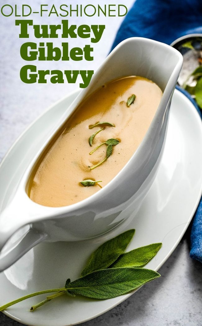 How To Make Turkey Gravy Out Of Giblets