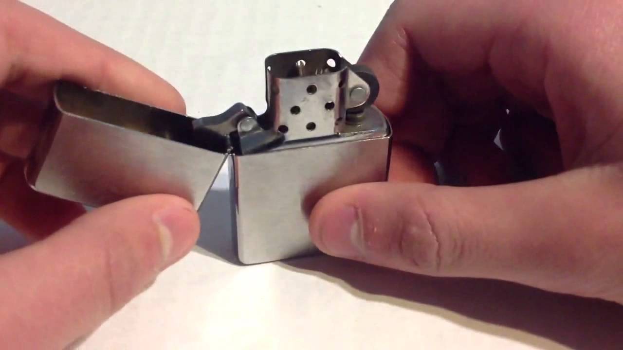 How To Put Fluid In A Zippo
