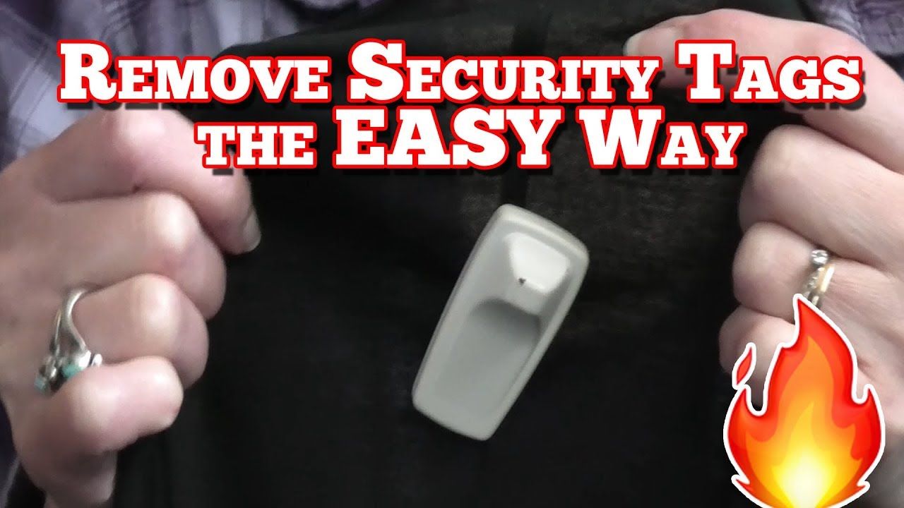 How To Remove Security Tag Off Clothing