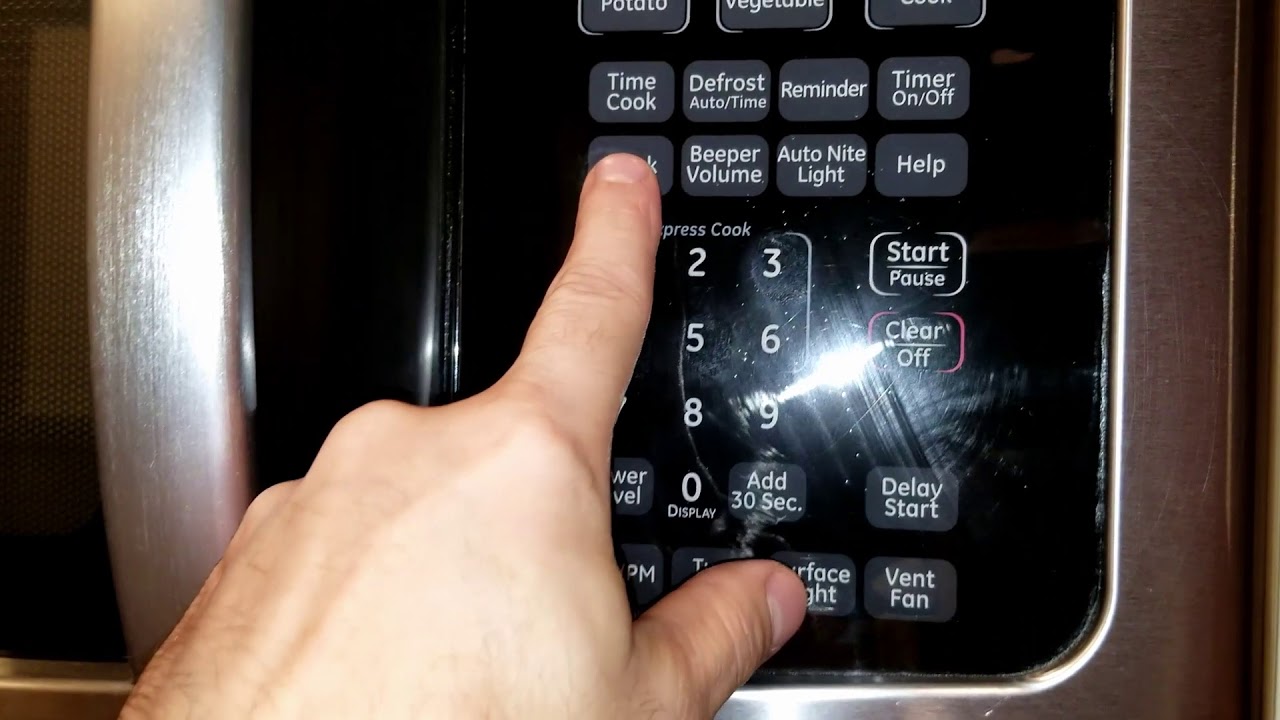 How To Set A Clock On A Microwave