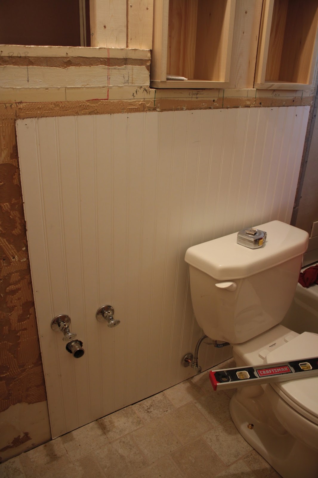 How To Shim A Toilet On Tile