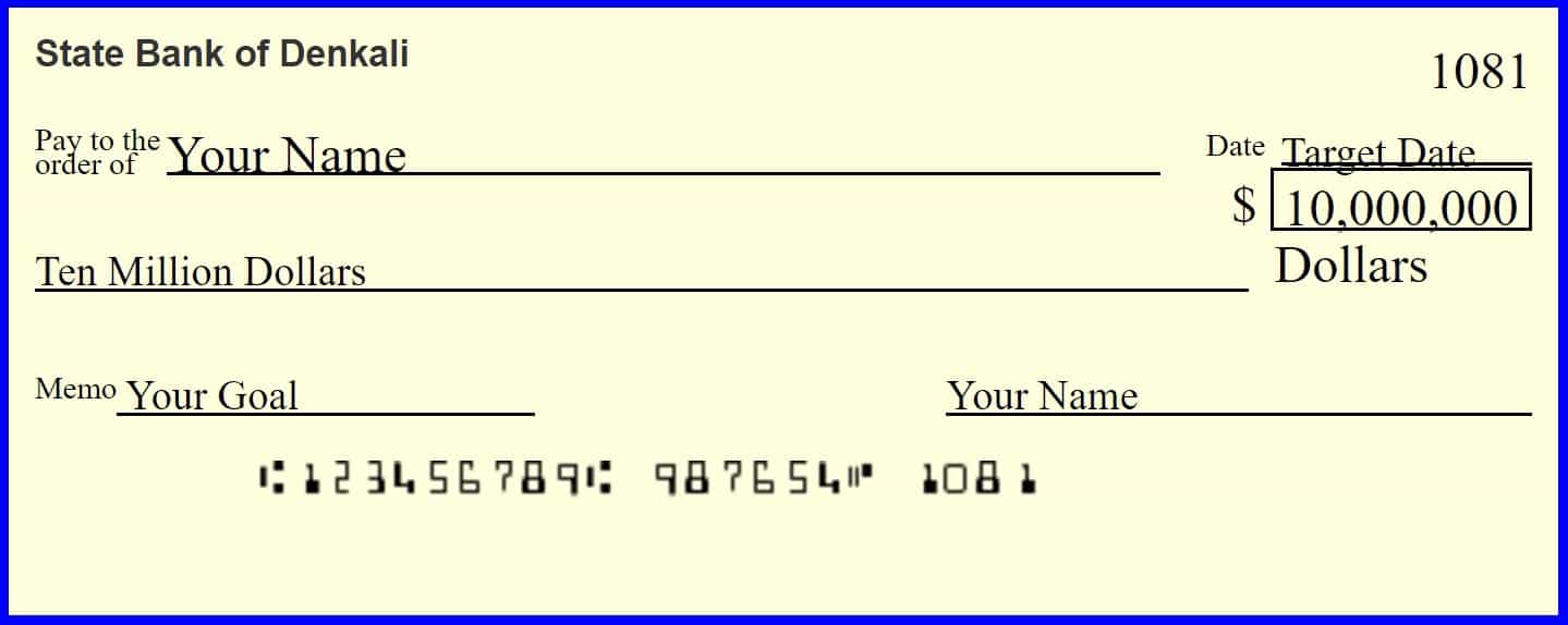 How To Write A Check To Yourself