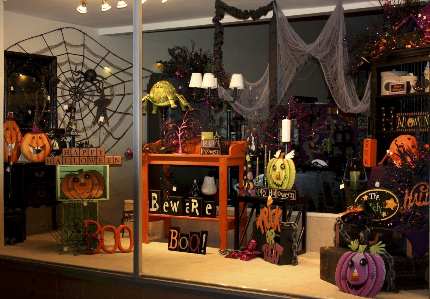 Ideas For Halloween Window Displays