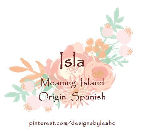 Isla Meaning Meaning