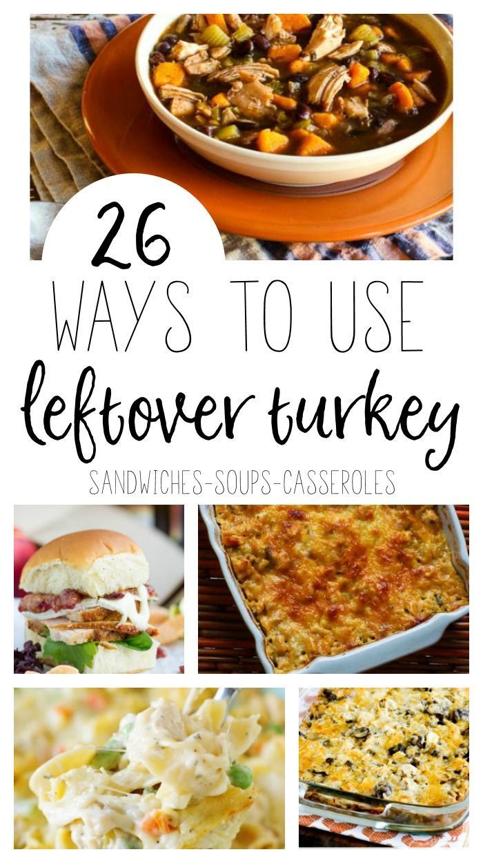 Leftover Turkey Lunch Ideas