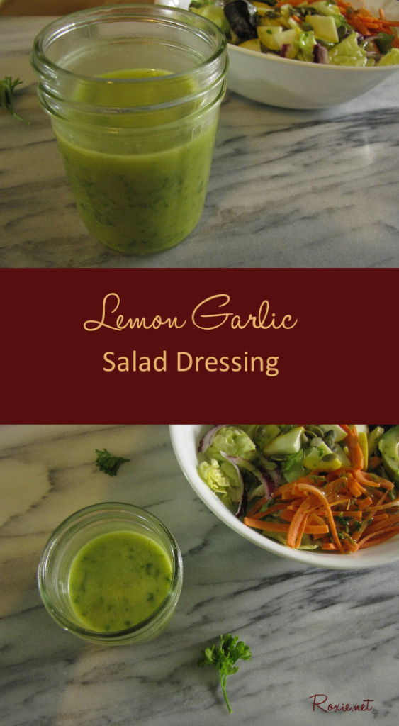 Lemon Garlic Salad Dressing Puerto Rican