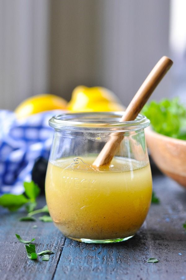 Lemon Oil Vinegar Salad Dressing