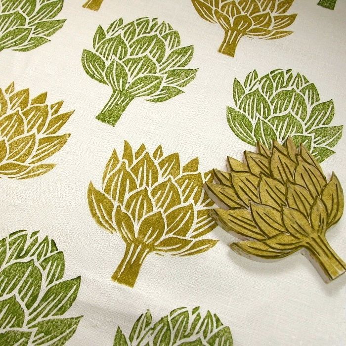 Linocut Printing On Fabric