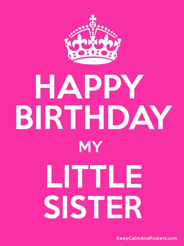Little Sister Birthday Caption