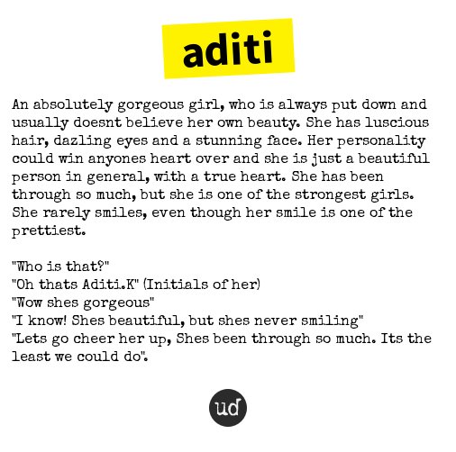 Meaning Of Aditi