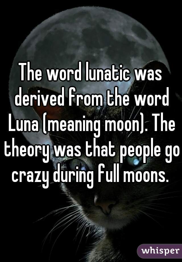 Meaning Of The Word Luna
