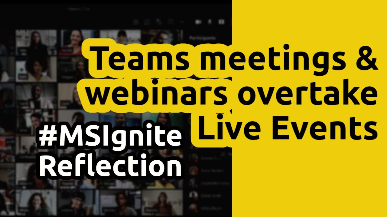 Microsoft Teams Webinar Vs Live Event