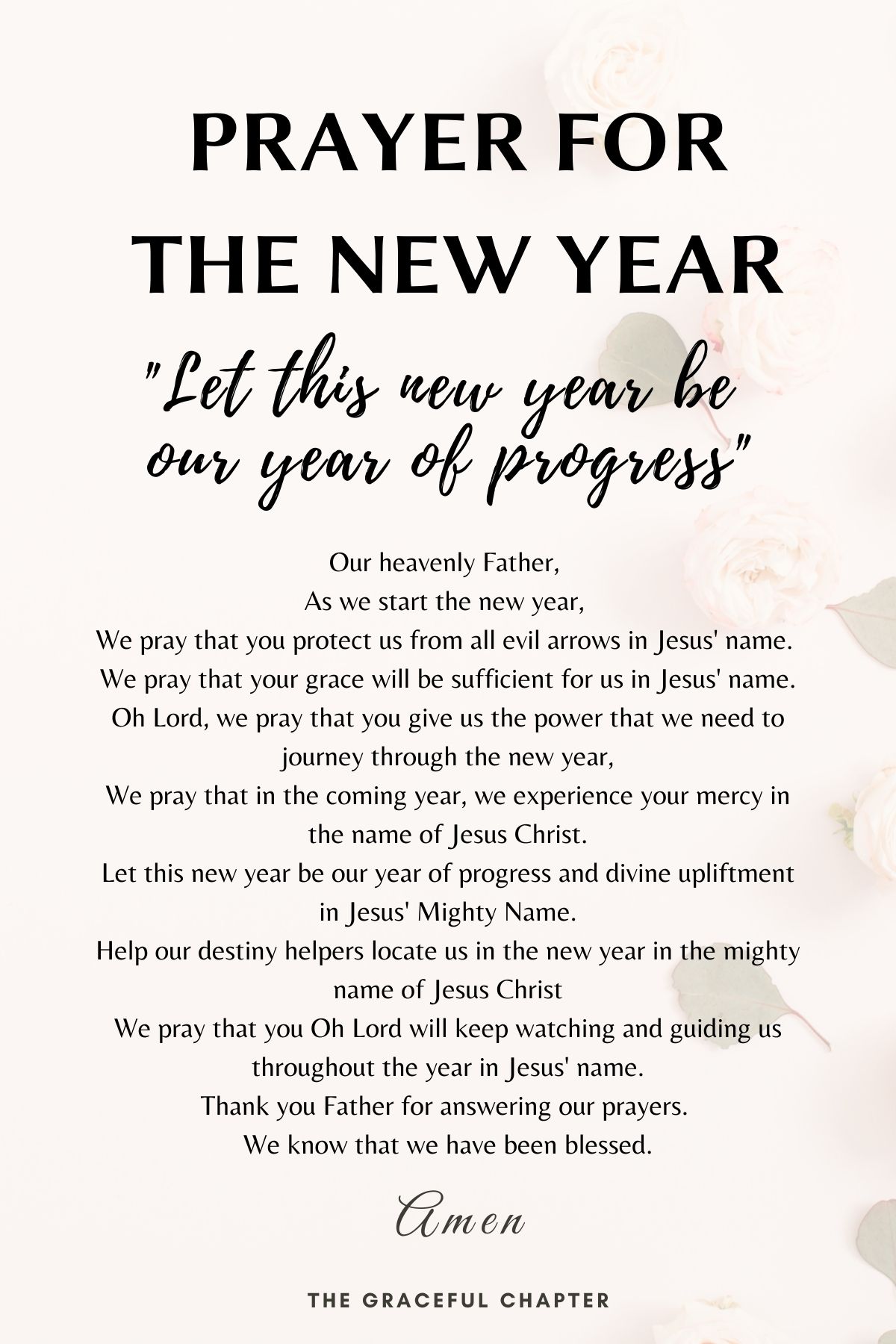 New Year Prayer Hope