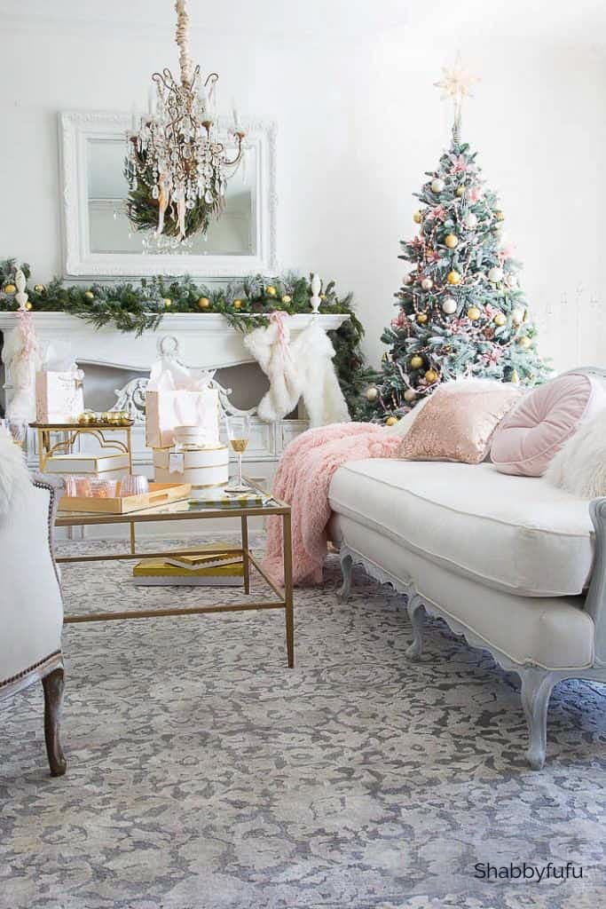 Pink Christmas Home Decor