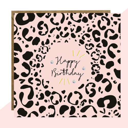 Printable Birthday Cards Leopard