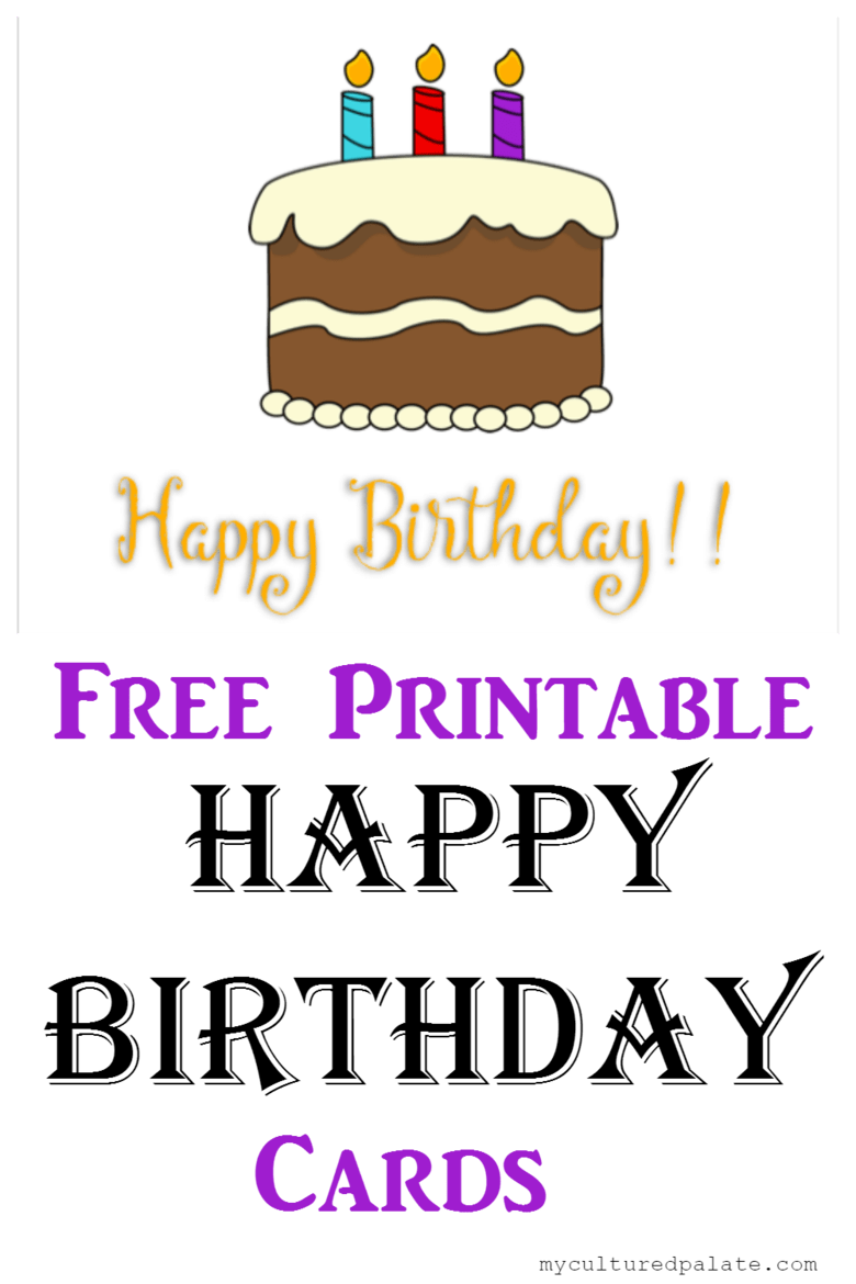 Printable Birthday Free Birthday Cards Download