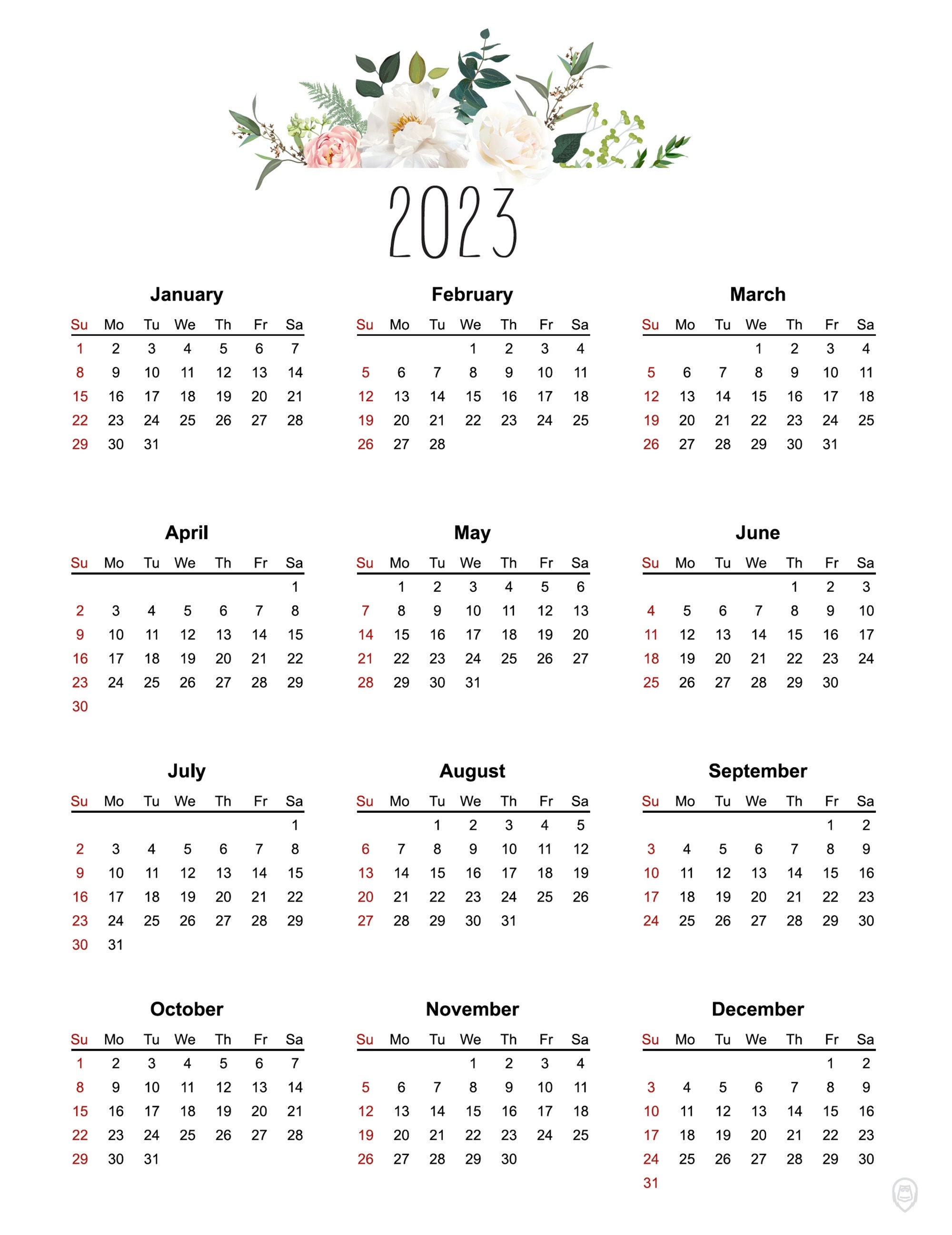 Printable Calendar And Planner 2023