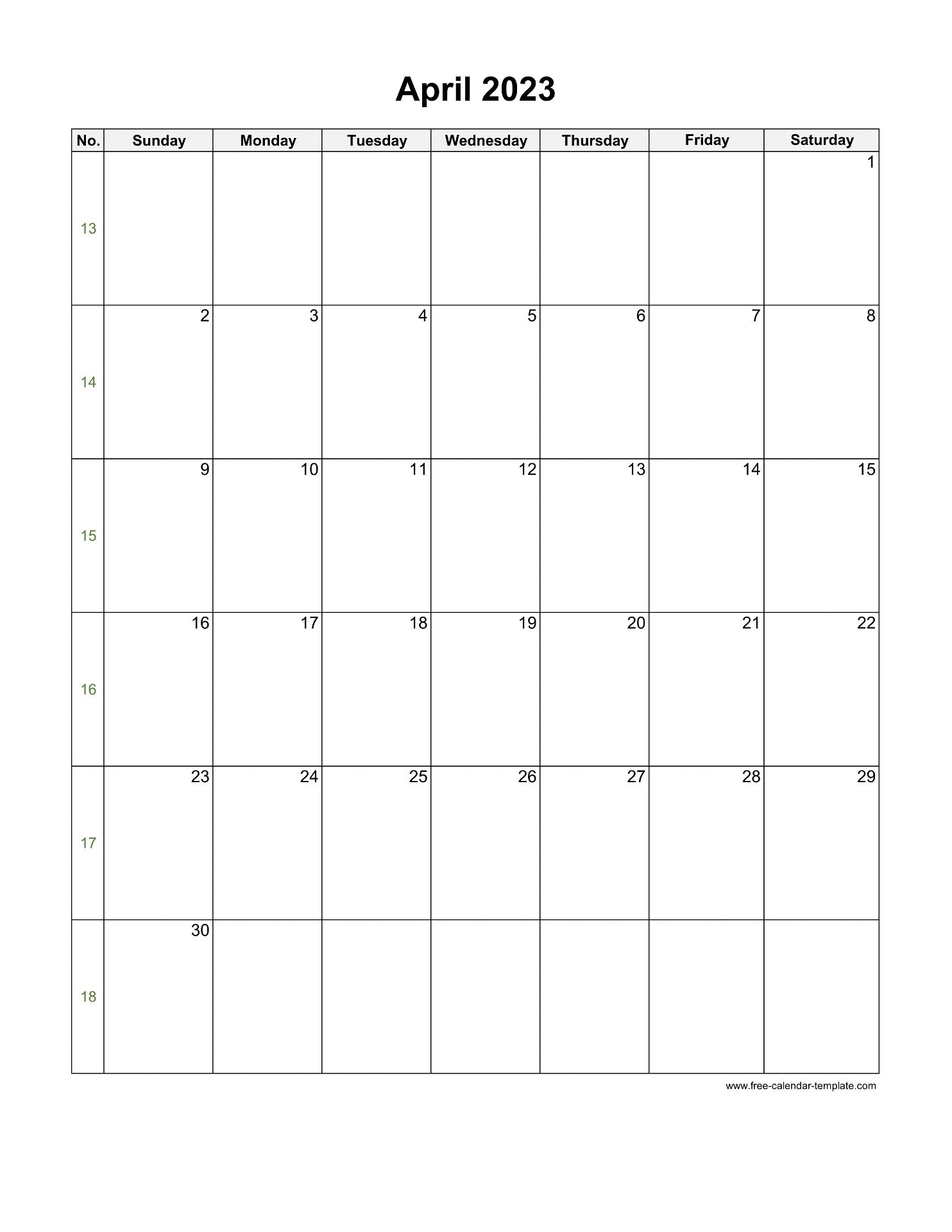 Printable Calendar April And May 2023