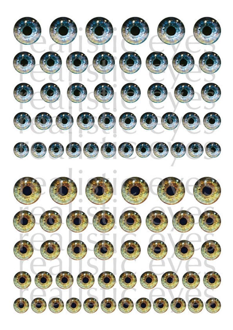 Printable Eye Stickers