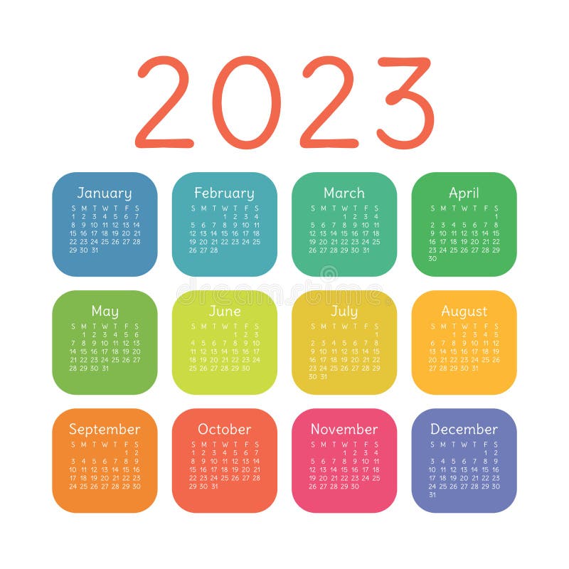 Printable Kid Calendar 2023
