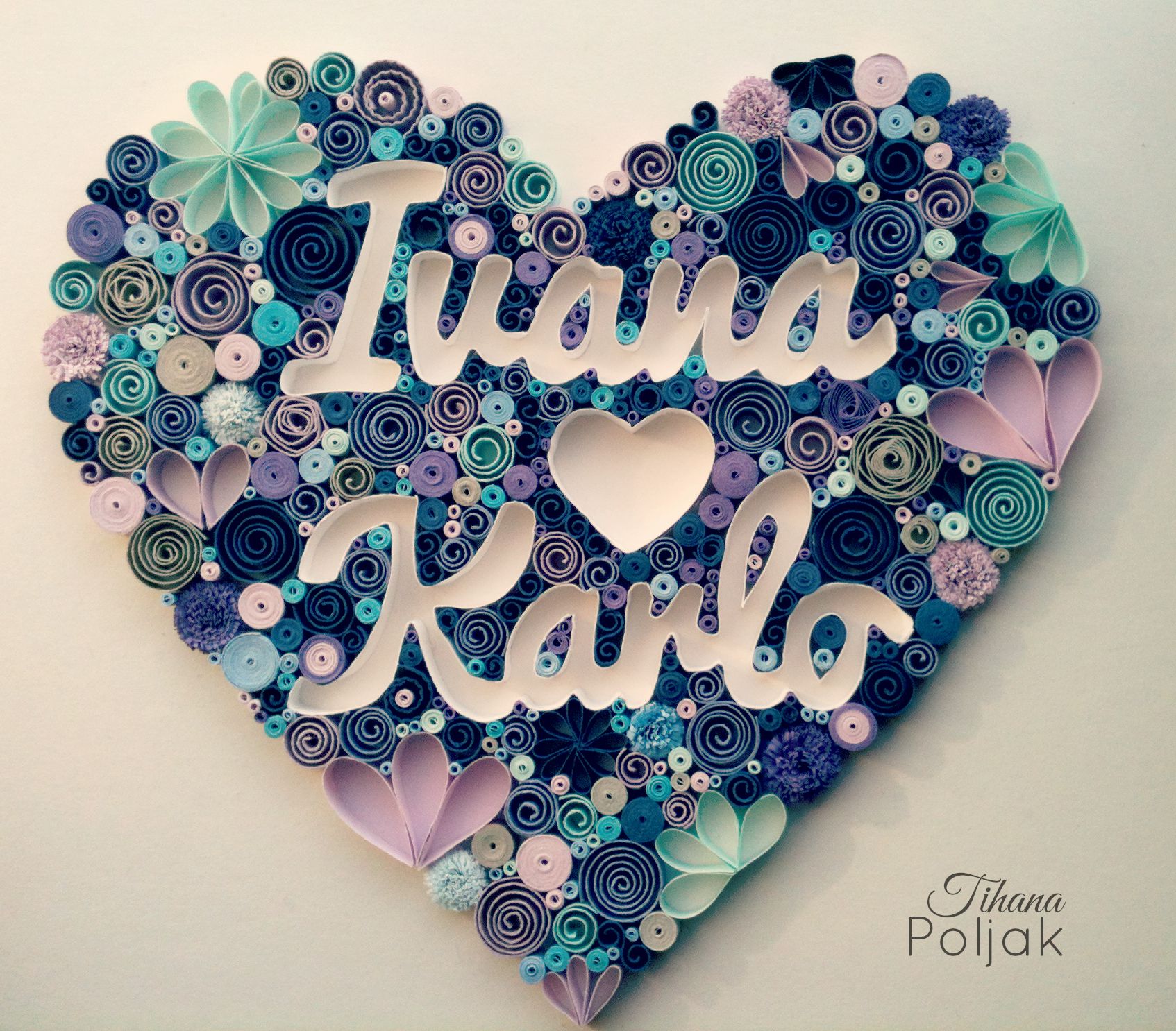 Quilling Art With Name