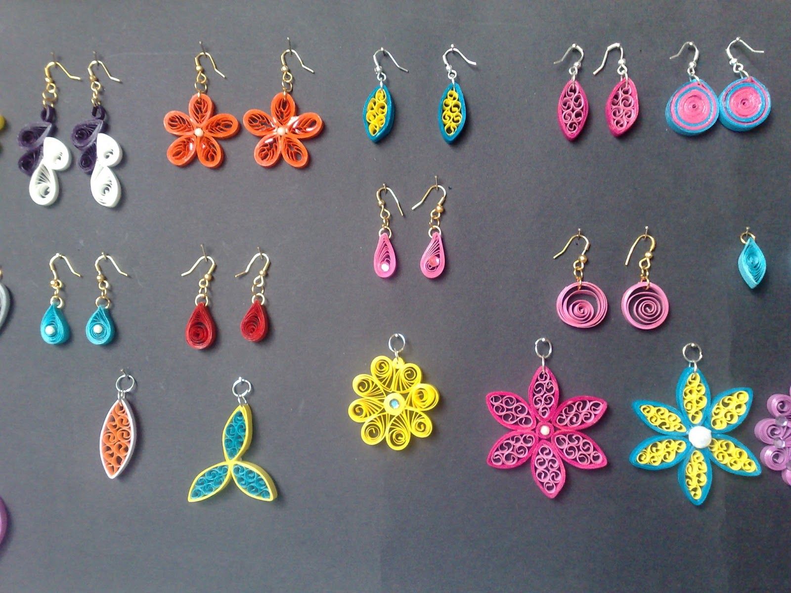 Quilling Paper Earrings How To Make