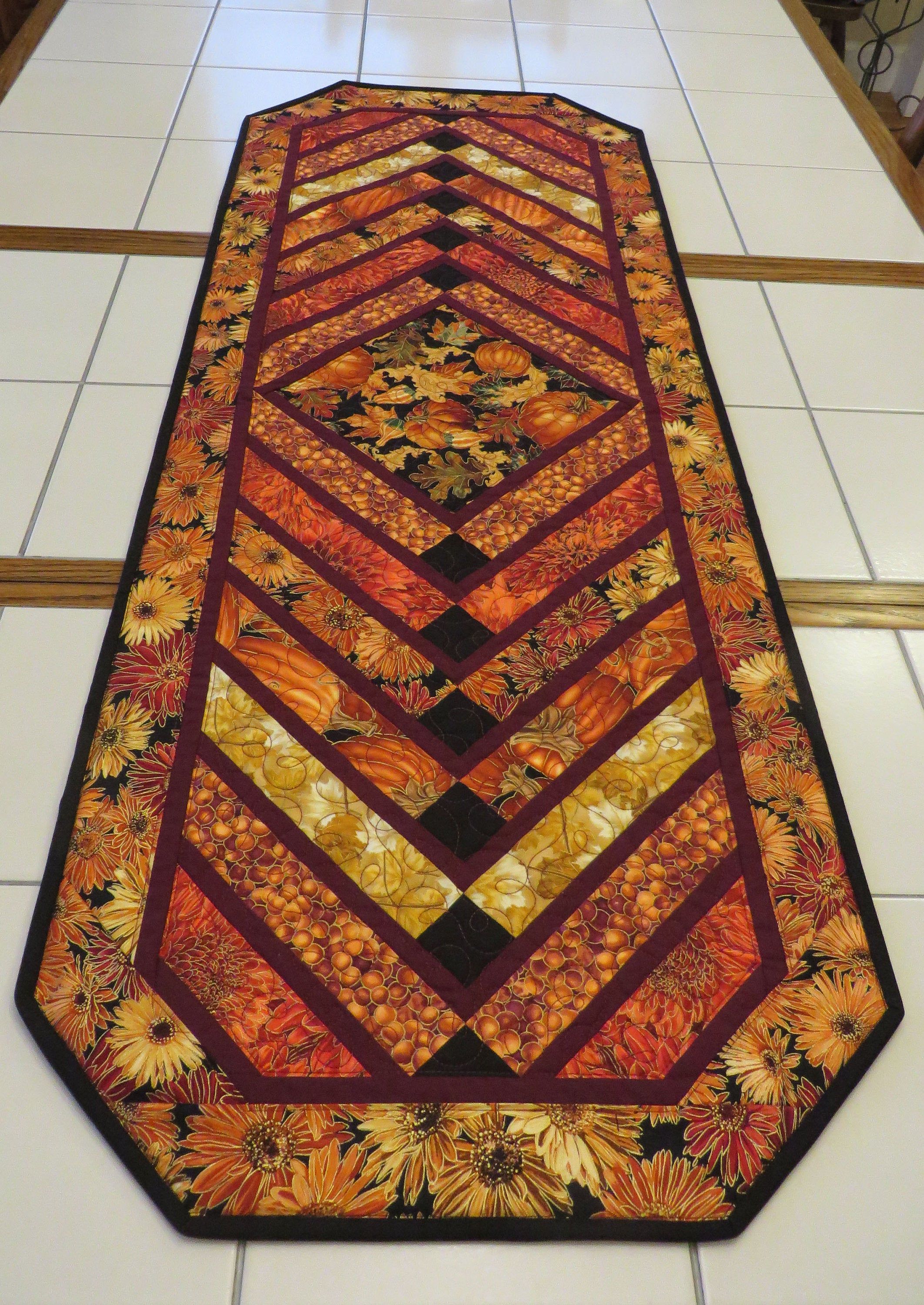 Quilted Braided Table Runner Pattern