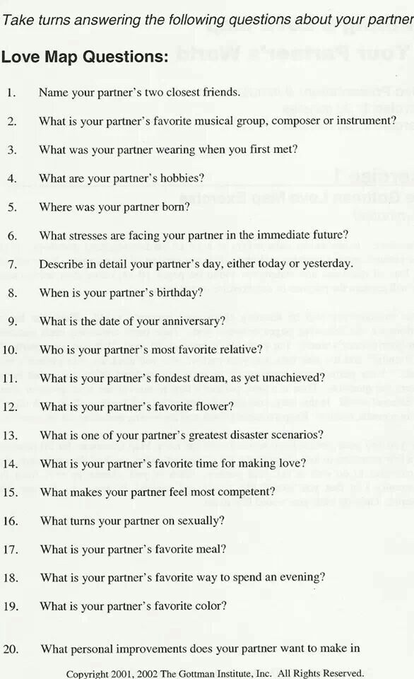 Relationship Questions Marriage
