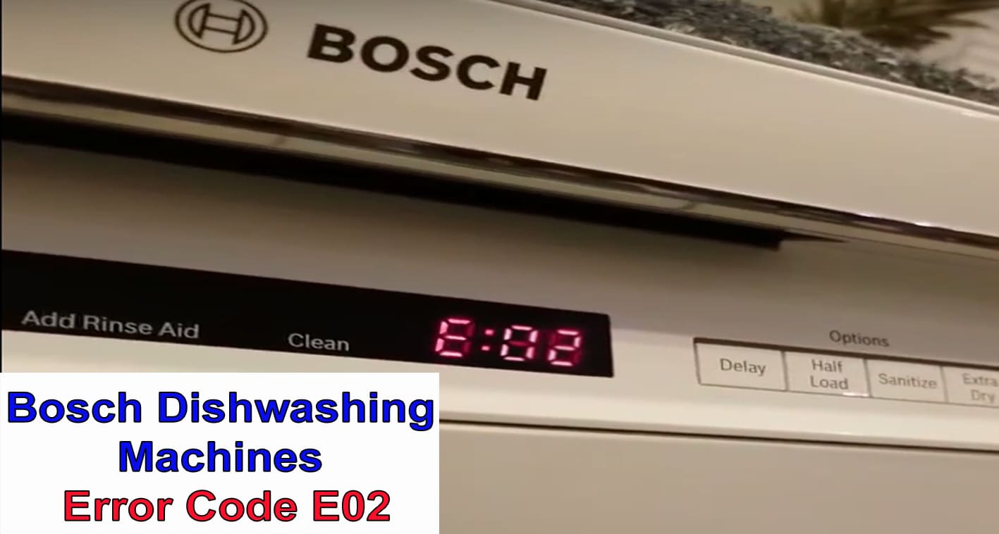 Reset Bosch Dishwasher Error Code