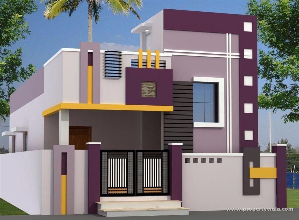 Simple House Front Colour