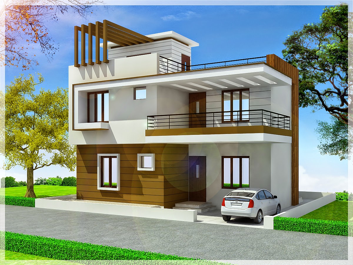Simple House Front Design Indian Style