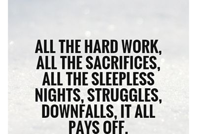 Success Hard Work Pays Off Quotes